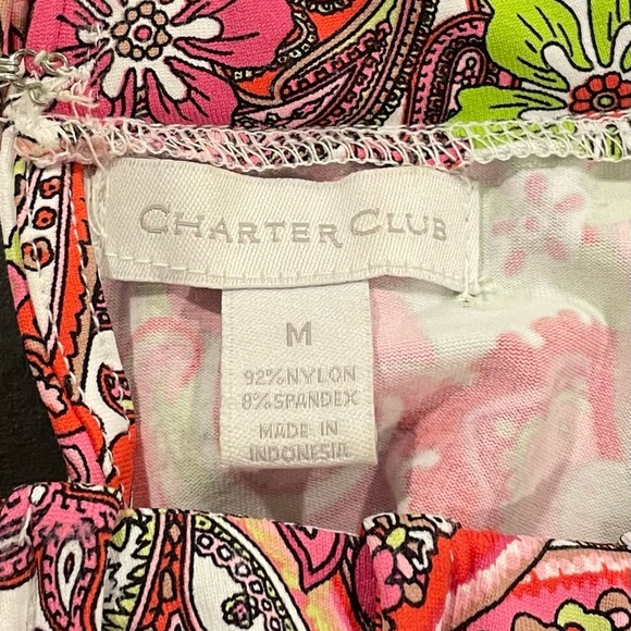 Floral sundress by Charter Club with halter style neckline - Picture 4 of 4